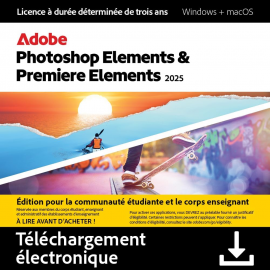 Adobe Photoshop et Premiere Elements 2025